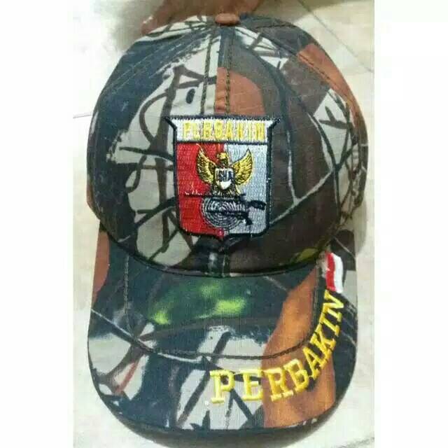 Topi Bordir Perbakin Loreng Camo Perbakin