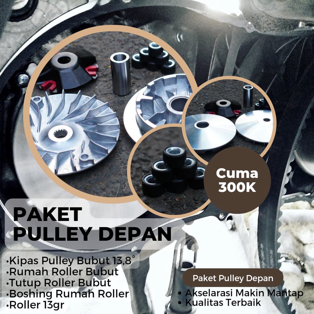 Jual PULLY BUBUT NMAX PAKET KIRIAN AEROX ROLLER LEXY RUMAH ROLLER NMAX KAMPAS GANDA