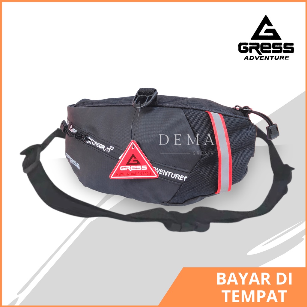 Tas Waistbag Pria Tas Selempang Slempang Cowok Kecil Waterproof Anti Air Distro Original Ori Murah