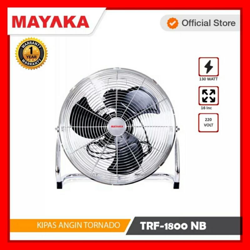 Kipas Angin Tornado MAYAKA TRF-1800/Kipas Angin Duduk 18 inch
