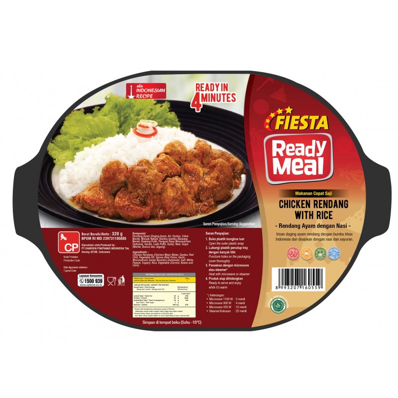 

FIESTA Ready Meal Chicken Rendang With Rice