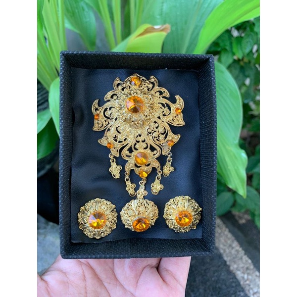 Set Bros Alpaka Bali Murah | Bros Kebaya