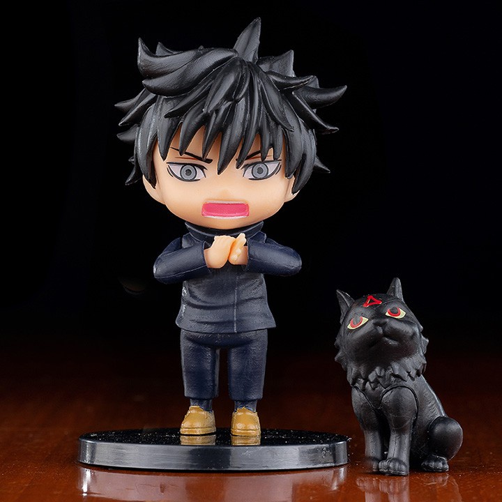 Set Figure Jujutsu Kaisen Chibi Itadori Yuji Satou Gojo Megumi