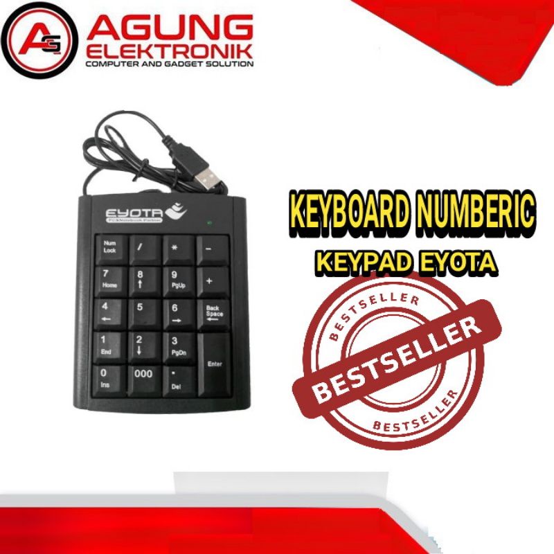 KEYBOARD USB NUMBERIC EYOTA MURAH BERKUALITAS