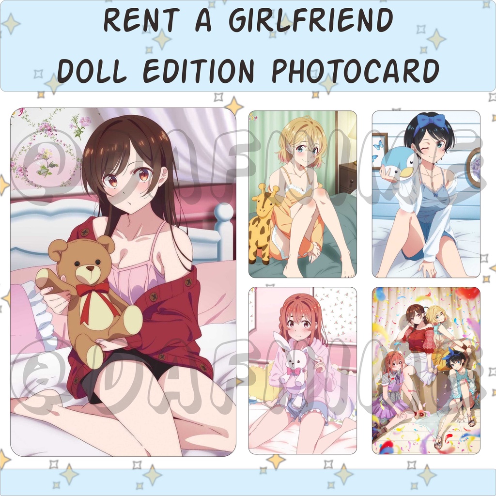 RENT A GIRLFRIEND DOLL EDITION PHOTOCARD ANIME