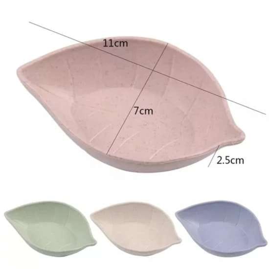 Tempat Saos Saus Sambal Kecap Motif Bentuk Daun