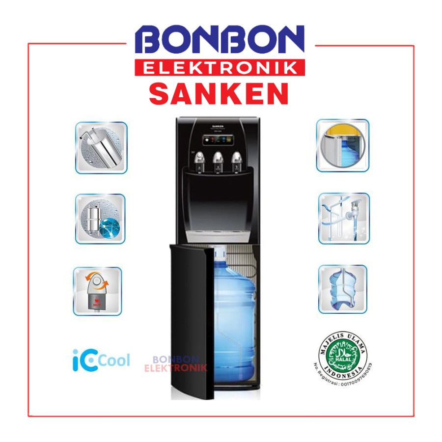 [GOSEND/GRAB] Sanken Dispenser Galon Bawah HWD-C520IC / HWDC520IC / HWD-C520-IC