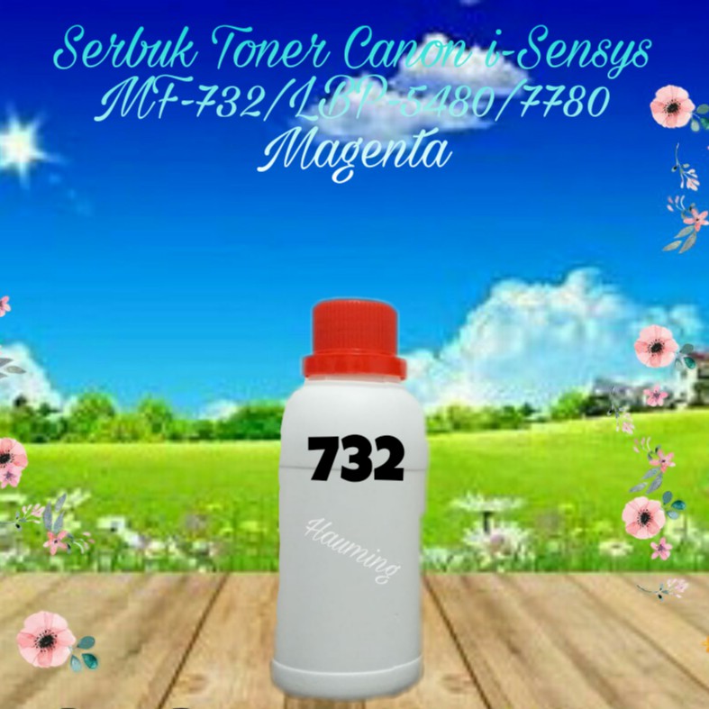 Serbuk Toner Canon MF-732 MF732 LBP-5480 7780 5480c 7780cdn 7780cx LBP5480 LBP7780 Magenta 1x Isi