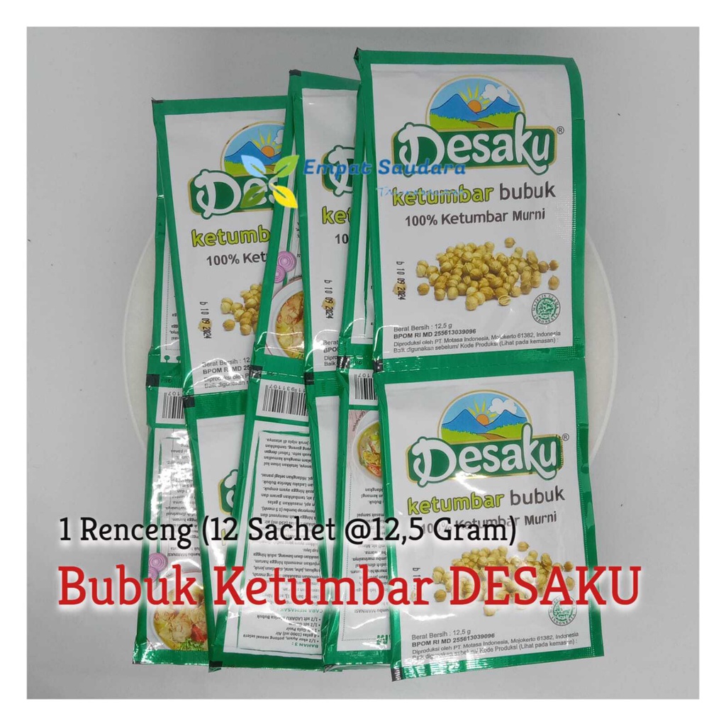 

(1 RCG) DESAKU KETUMBAR BUBUK INSTAN KEMASAN SACHET 12,5 GR