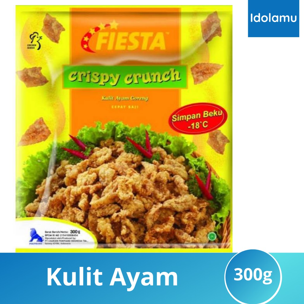 

Cripsy Crunch Kulit Ayam Goreng 300 Gram FIESTA
