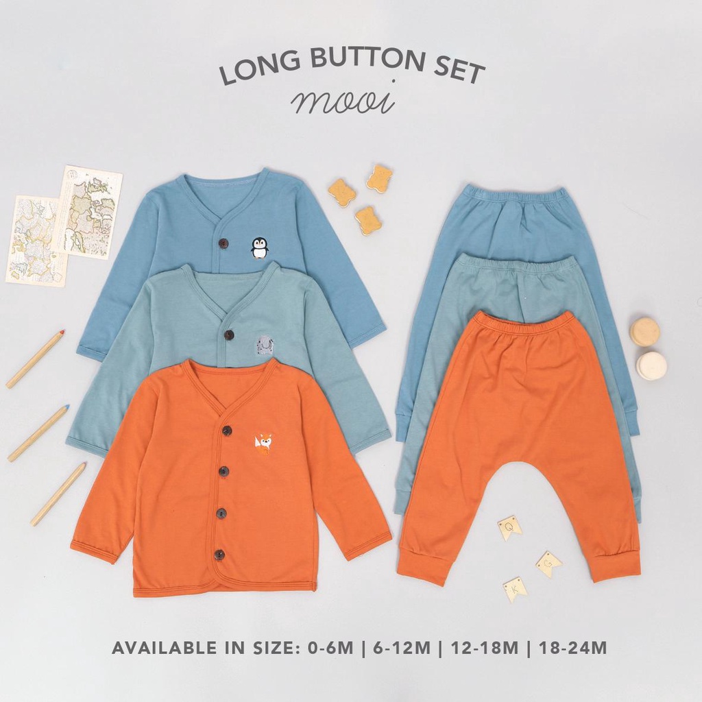 PROMO 7.7 PROMO BAJU LEBARAN MURAH MOOI SHORT BUTTON SET / LONG BUTTON SET BORDIR SETELAN BAJU BAYI BAJU ANAK 0-24 BULAN