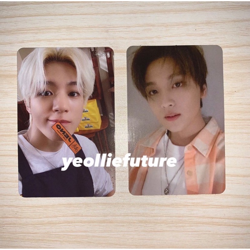 PHOTOCARD HAECHAN BORING JENO CAFE HOT SAUCE NCT DREAM
