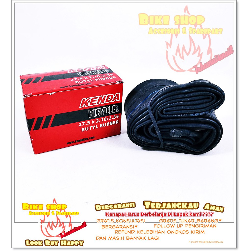 Ban Dalam Kenda Ukuran 27.5 X 2.10 -2.35  AV Mtb Hybrid