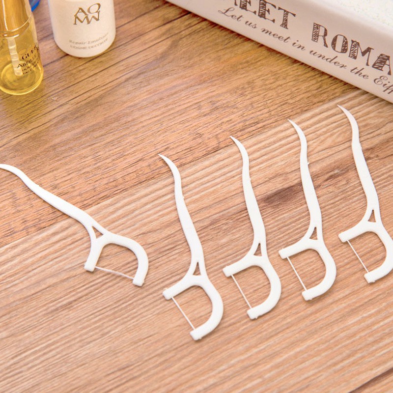 Dental floss tusuk gigi pembersih karang gigi/benang gigi