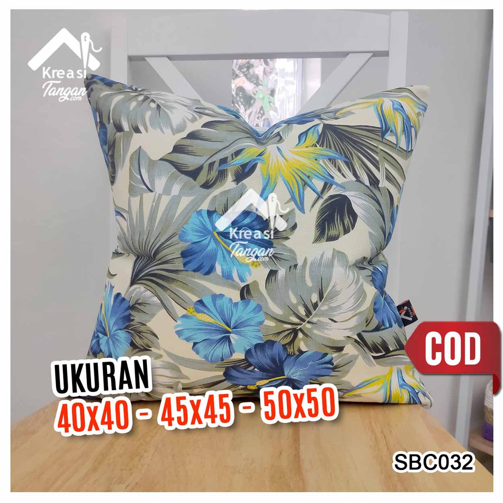 SARUNG BANTAL SOFA CANVAS 40x40, 45x45, 50x50 SBC012 SBC032