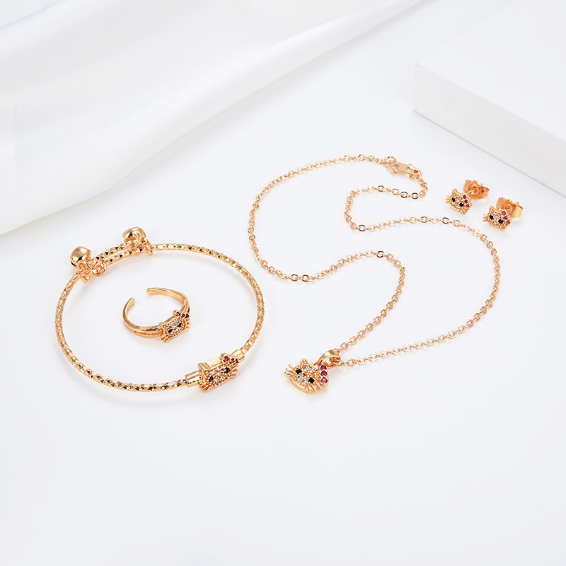 set perhiasan titanium anak wanita anti lapis emas karat isi love silver dan tidak luntur perak perempuan murah asli murah silver antikarat lapis kalung dan anting terbaru gelang dan cincin 24k 27s