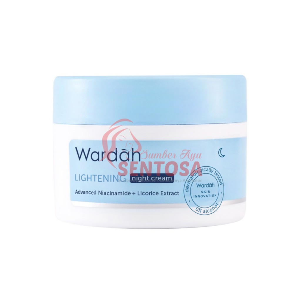 WARDAH LIGHTENING NIGHT CREAM ADVANCED NIACINAMIDE 30GR
