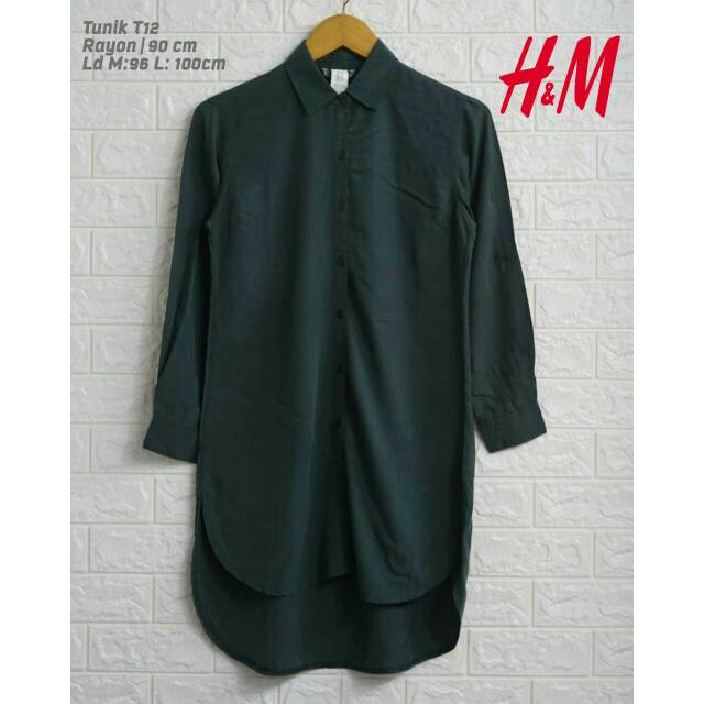 H&M tunik army