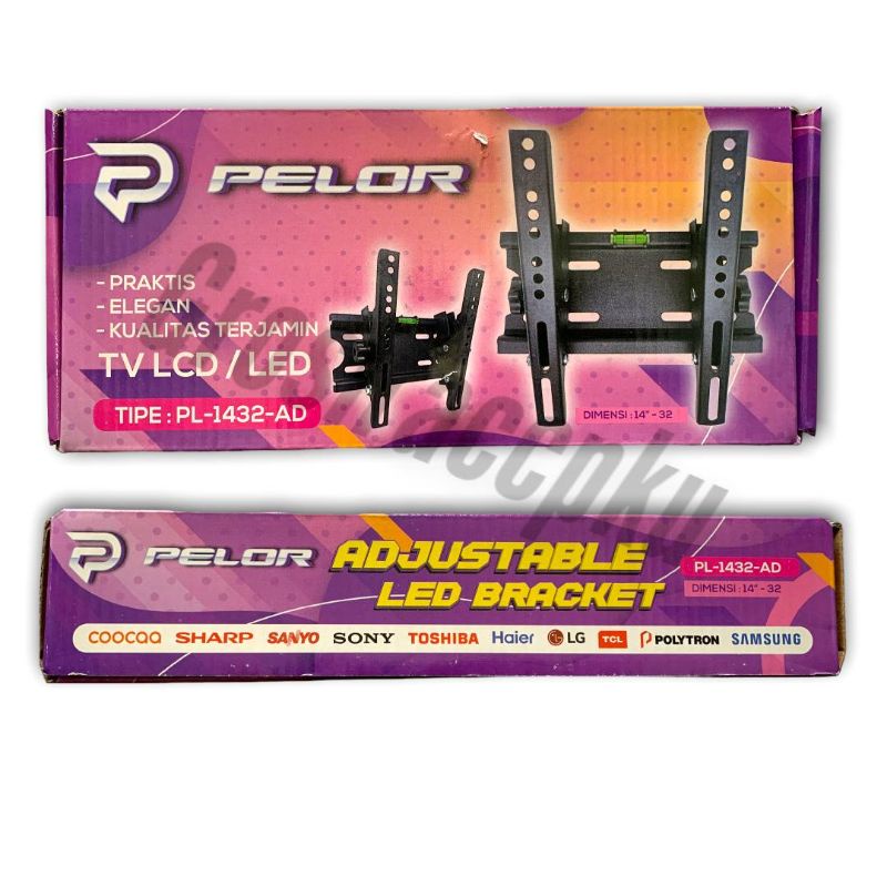 Bracket TV 14 - 32 Inch merk Pelor