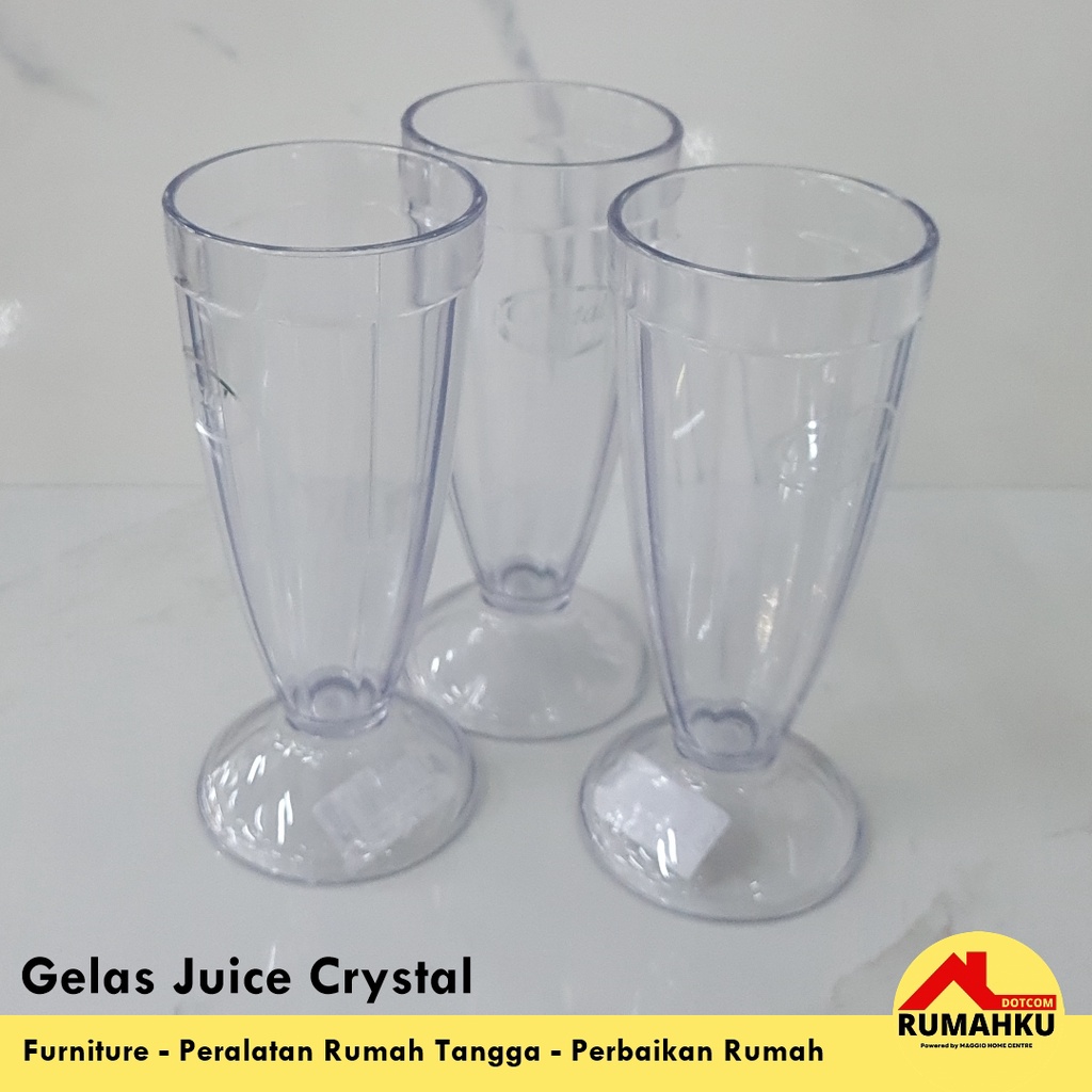 GELAS MINUM RESTOREAN - GELAS JUS BUAH - CRYSTAL JUICE 350ml - ONYX