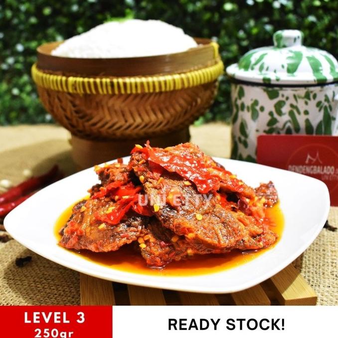 

Dendeng Balado Batokok (Cabe Merah) PEDAS LEVEL 3 - ASLI PADANG