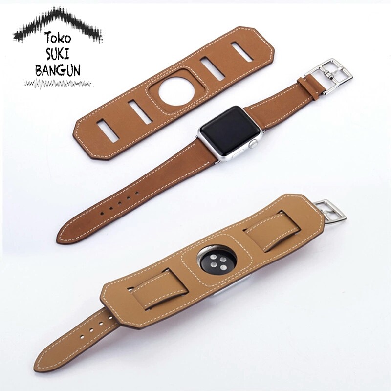 Strap Apple Watch Series 8 7 6 5 4 3 2 1 41mm 40mm 38mm TALI JAM BUCKLE CUFF Leather