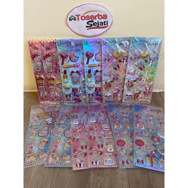 

Stiker Sticker Dekoratif Timbul 3D Anak Perempuan