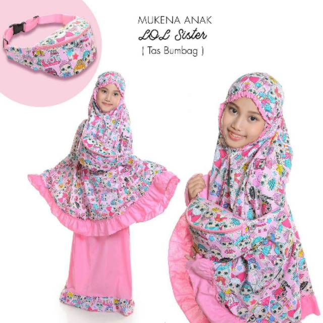 Mukena anak karakter LOL