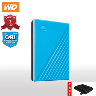 Jual WD New My Passport USB 3.2 HDD / Hardisk Eksternal 2TB - Biru