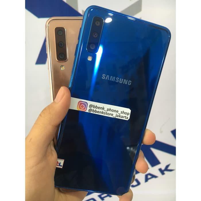 [Handphone Second] SAMSUNG A7 2018 4/64GB DUAL SIM Ex. Garansi Resmi