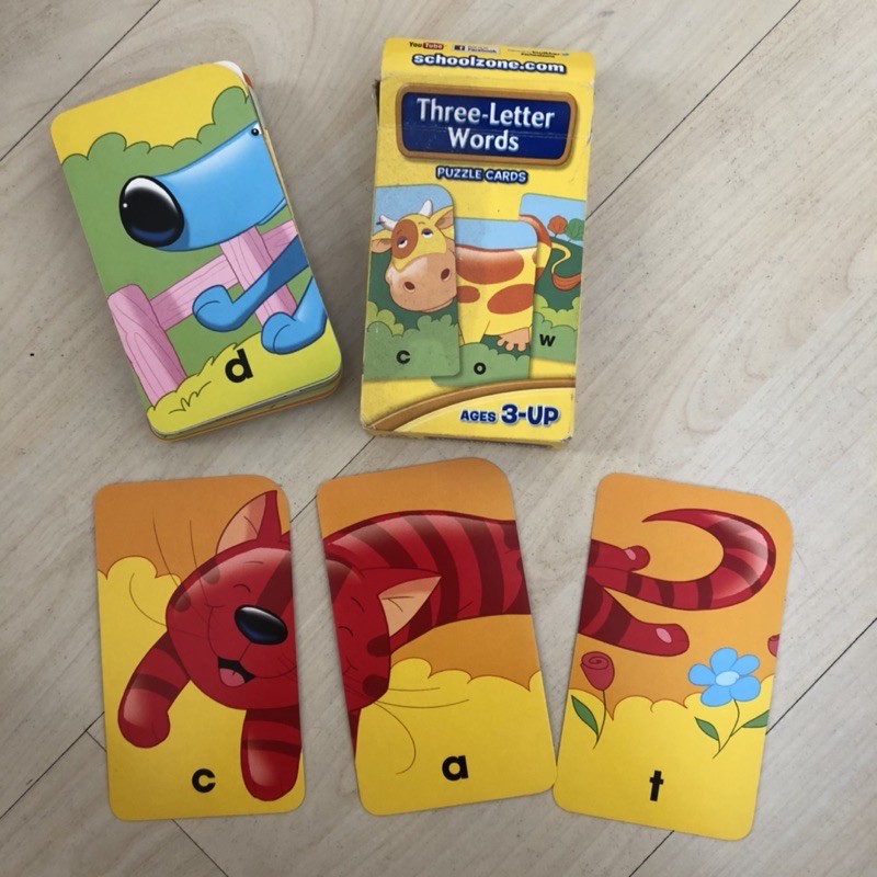 Pre-loved School Zone Three-Letter Words ages 3-up