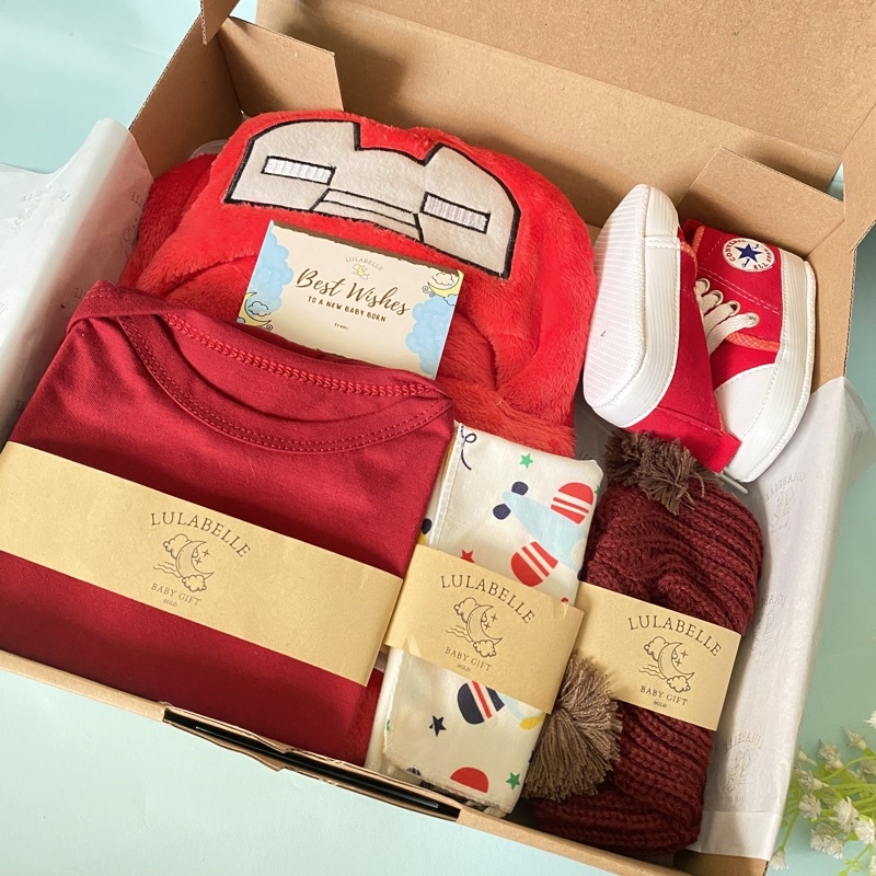 HAMPERS BAYI | KADO LAHIRAN BAYI / NEWBORN GIFT / HAMPERS BABY-IRON MAN