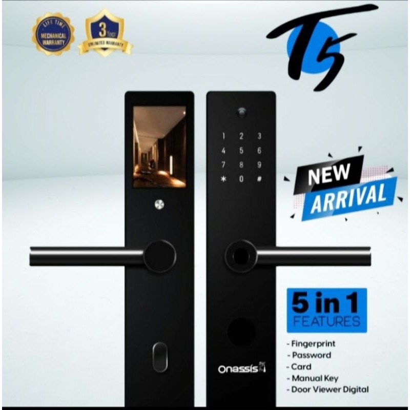 Digital lock ONASSIS T.5 / Kunci pintu Digital Onassis