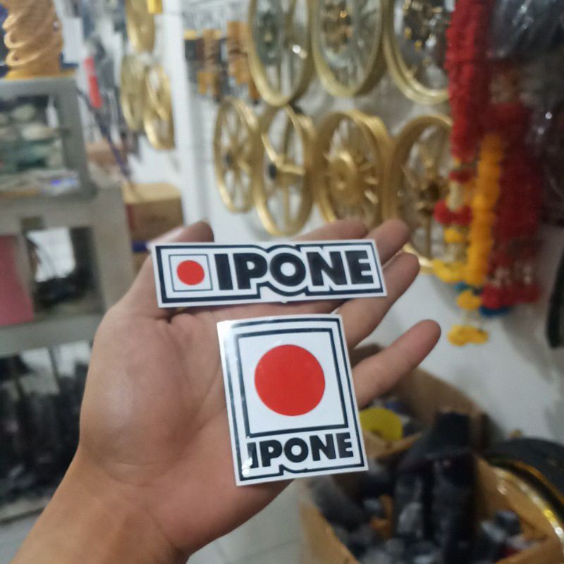 

satuan stiker ipone sticker ipone cuting kotak bulat