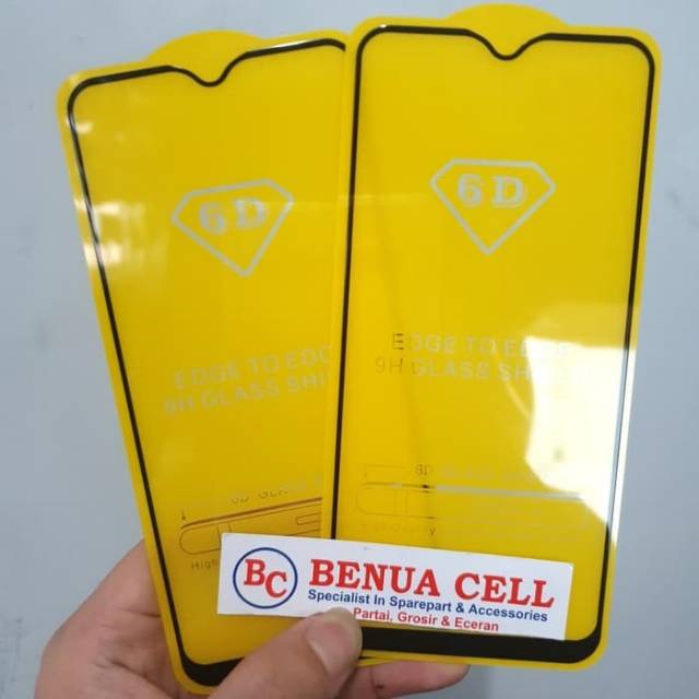 TEMPERED GLASS FULL LEM 6D VIVO Y15 NEW 2019