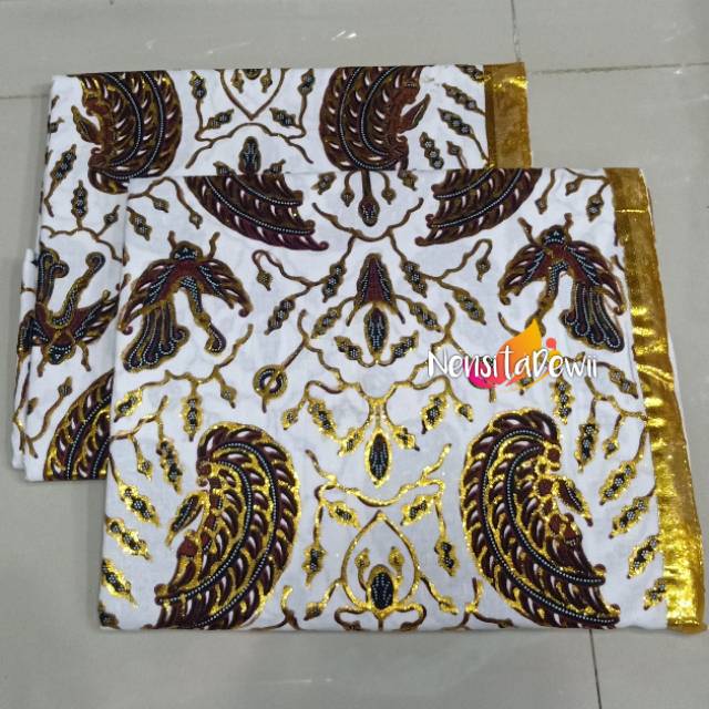 Jarik set Blangkon Prodo Pengantin motif Sidoasih Kecil