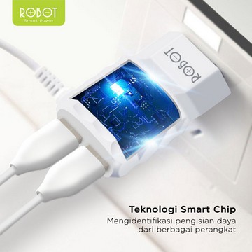 ROBOT RT-K5 Adaptor charger 3 Output 2.1 A Original resmi original - Garansi Resmi 1 Tahun