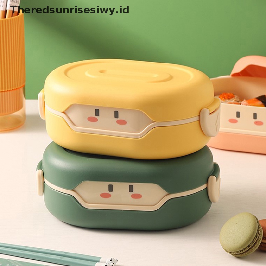 # Alat Rumah Tangga # Kotak Makan Siang 780ml Motif Kartun Anime Warna-Warni Untuk Anak Sekolah