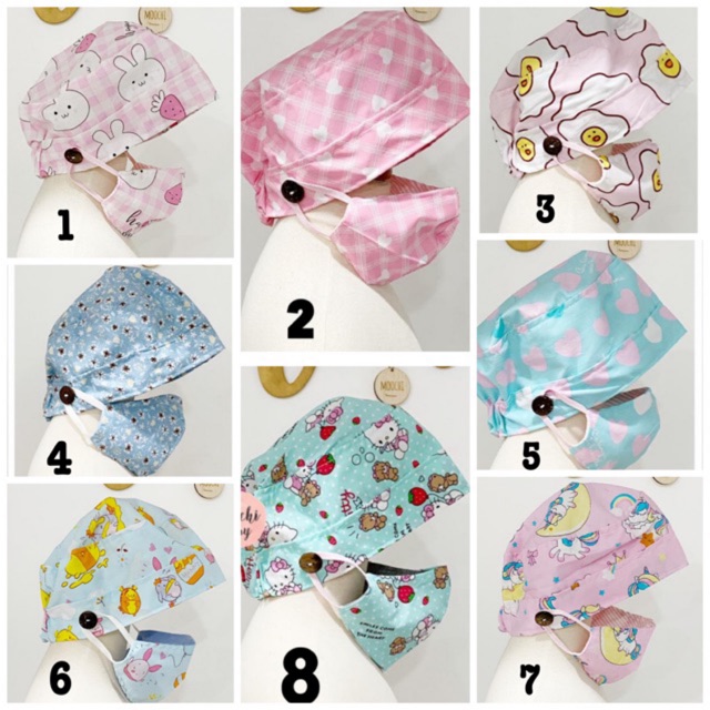 moochi baby Masker Topi Anak cewek