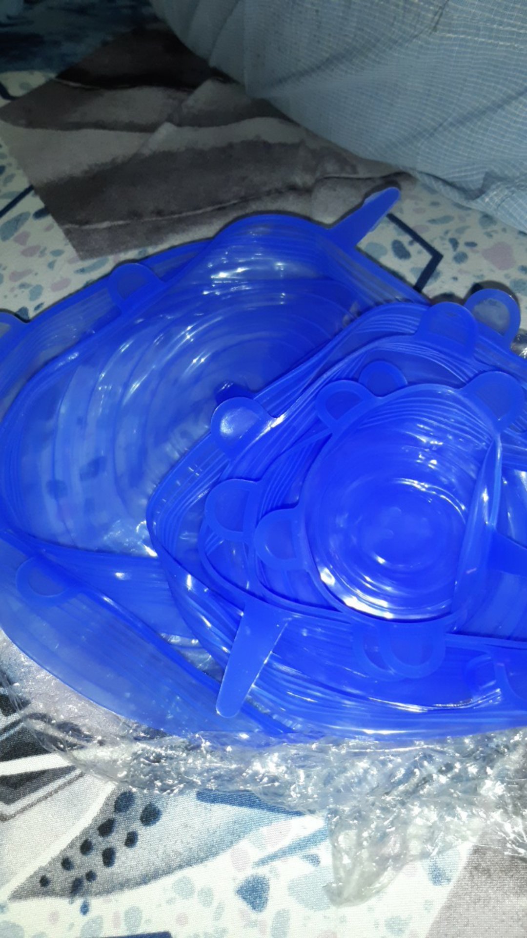 Silicone Food Cover 6 In 1 / Silikon Penutup Makanan 1set Isi 6pcs