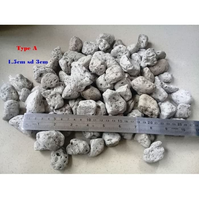 BATU APUNG / PUMICE STONE /PUMICE NATURAL STONE 1KG