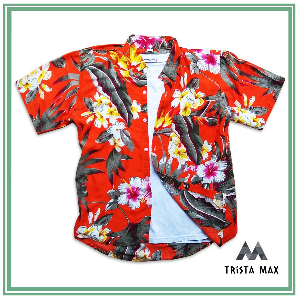 Baju Pantai Cowok - Baju Pantai Floral - Kemeja Pantai - Harga Baju Pantai Khas Bali - Hem Cowok