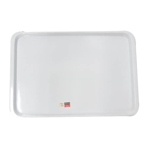 Nampan Putih Segi Melamin Premium Golden Dragon 40x28CM Baki Food Serving Tray Saji Sayur Makanan Mi