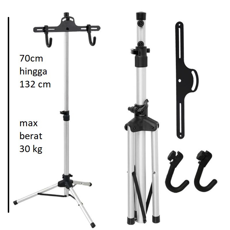 Bike Repair Stand tripod gantungan servis sepeda di Frame