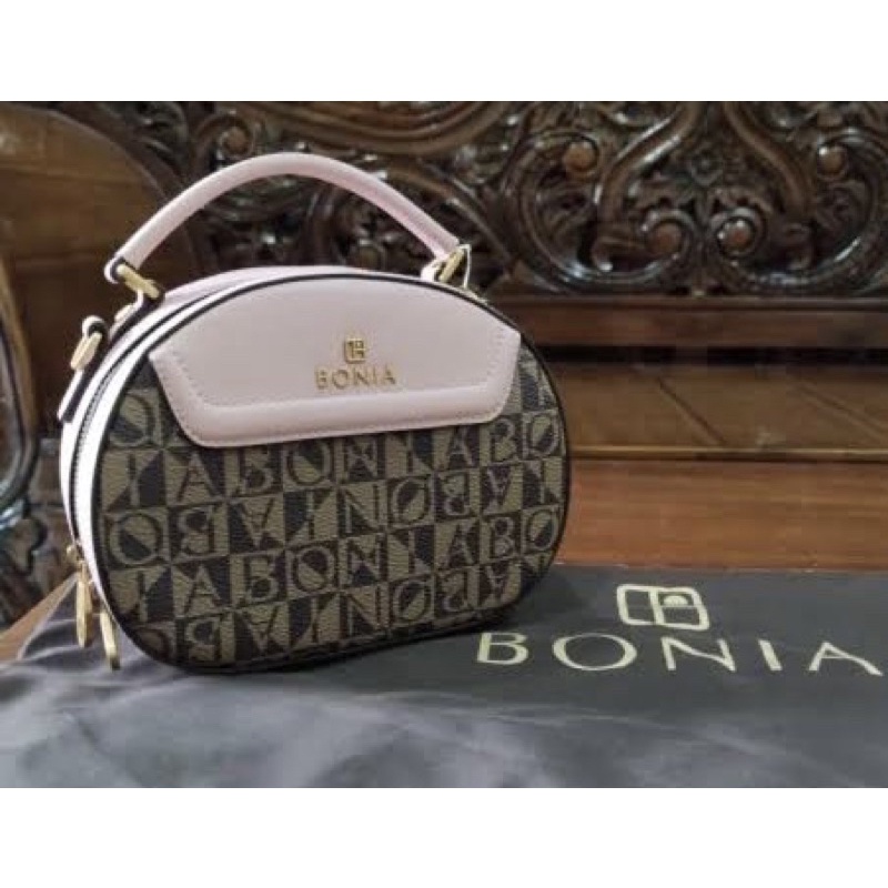 preloved tas bonia baby sonia pink
