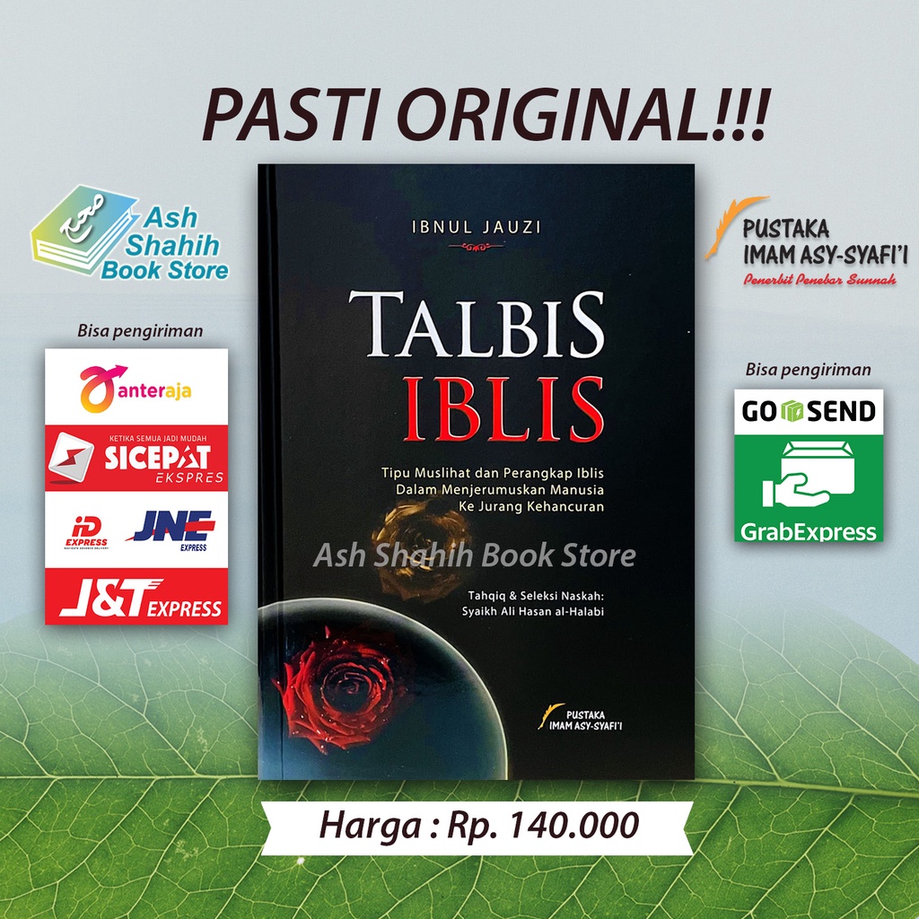Talbis Iblis Original Ibnul Jauzi - Tipu Muslihat Dan Perangkap Iblis - Pustaka Imam Asy Syafii Hardcover