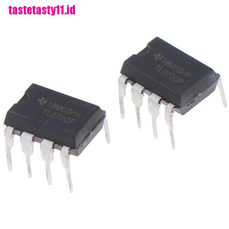 10pcs TL072CP IC Inline DIP-8 Operasi Ganda