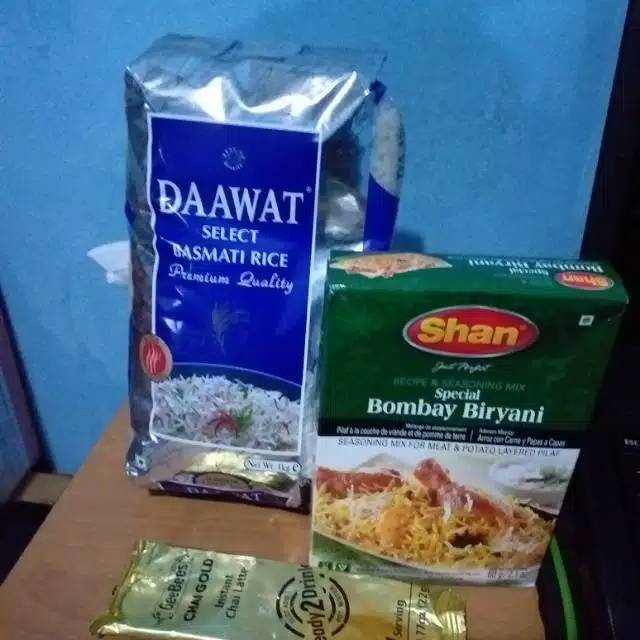 

Paket beras+bumbu biryani