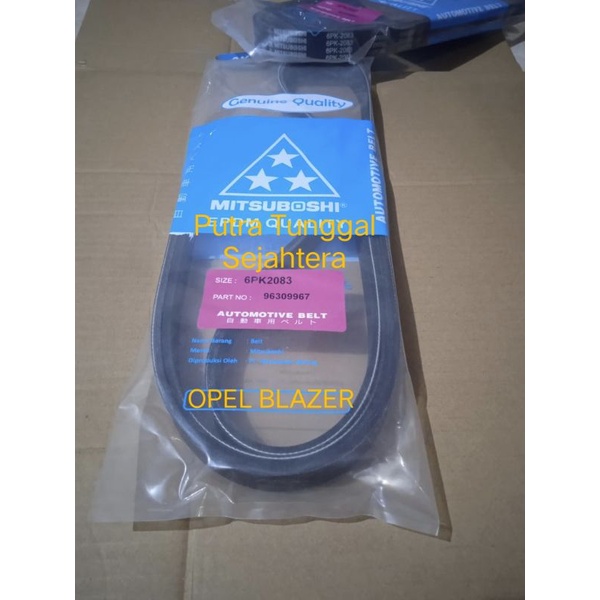 Van Belt Fan Belt 6PK 2083 Opel Blazer