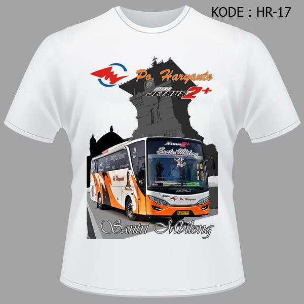 Jual Kaos Bis Po Haryanto Bus Baju Hm Santri Mbilong Jetbus Setra Bmc Bismania Comunity Bis